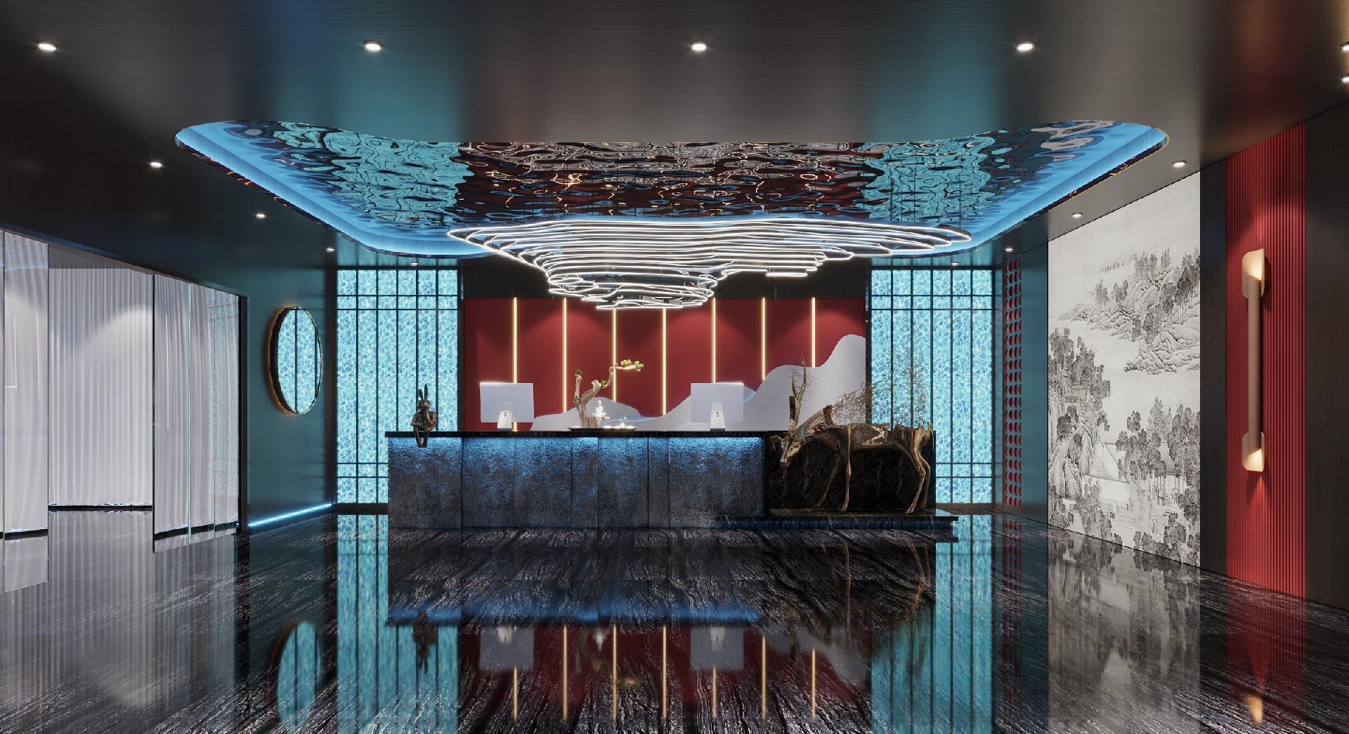 足浴店装修设计